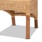 Baxton Studio Moscow Modern Bohemian Natural Brown Rattan and Walnut Brown Mahogany Wood 2Piece Dining Chair Set 211-2PC-12764-ZORO - alternate 8